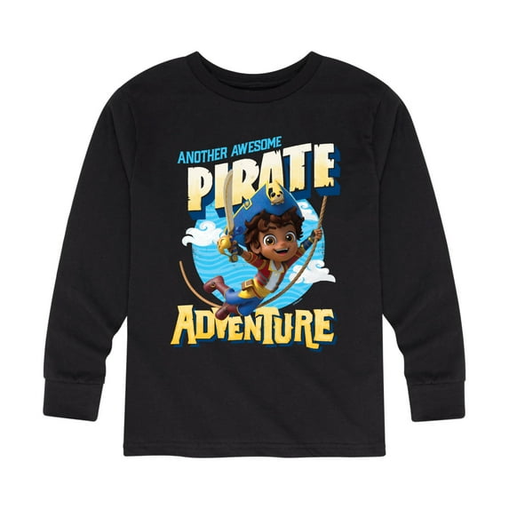 Santiago of The Sea - Another Awesome Pirate Adventure - Toddler And Youth Long Sleeve Graphic T-Shirt