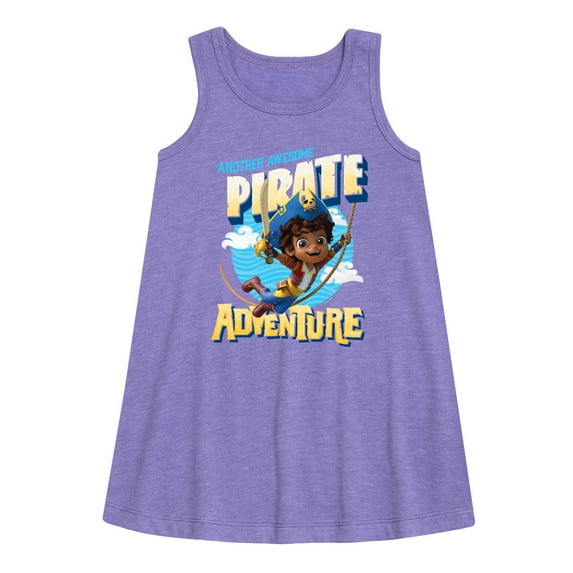 Santiago of The Sea - Another Awesome Pirate Adventure - Toddler and Youth Girls A-line Dress