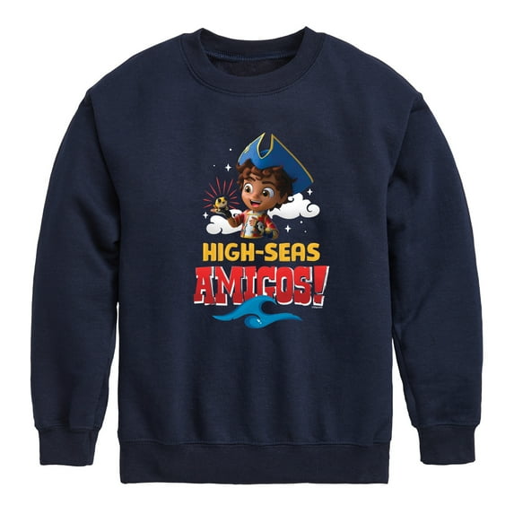 Santiago of The Sea - Bff Of The Sea - Toddler And Youth Crewneck Fleece Sweatshirt