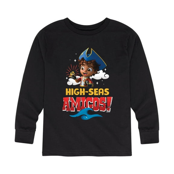 Santiago of The Sea - Bff Of The Sea - Toddler And Youth Long Sleeve Graphic T-Shirt