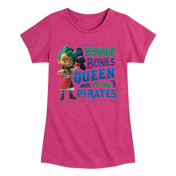 Santiago of The Sea - Bonnie Bones Queen - Toddler And Youth Girls Short Sleeve Graphic T-Shirt