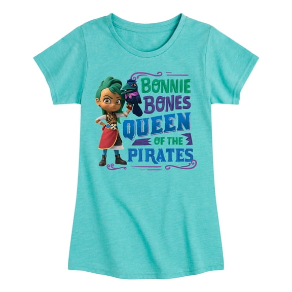 Santiago of The Sea - Bonnie Bones Queen - Toddler And Youth Girls Short Sleeve Graphic T-Shirt
