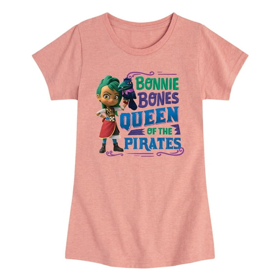 Santiago of The Sea - Bonnie Bones Queen - Toddler And Youth Girls Short Sleeve Graphic T-Shirt