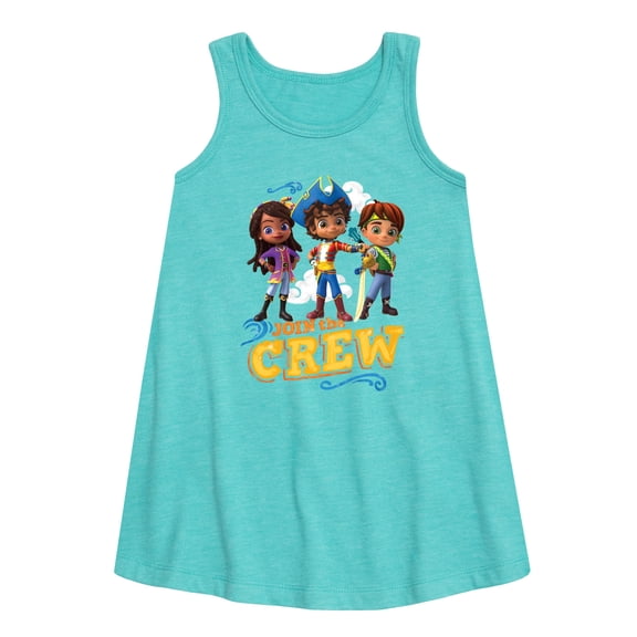 Santiago of The Sea - Join The Crew - Toddler and Youth Girls A-line Dress