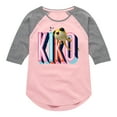 thumbnail image 1 of Santiago of The Sea - Kiko - Toddler And Youth Girls Raglan Graphic T-Shirt, 1 of 5
