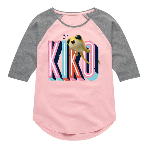 Santiago of The Sea - Kiko - Toddler And Youth Girls Raglan Graphic T-Shirt
