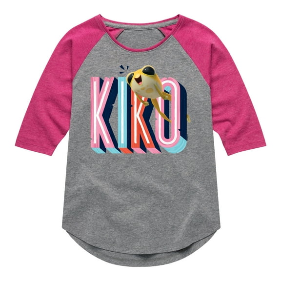 Santiago of The Sea - Kiko - Toddler And Youth Girls Raglan Graphic T-Shirt