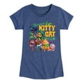 thumbnail image 1 of Santiago of The Sea - Kitty Cat Crew - Toddler And Youth Girls Short Sleeve Graphic T-Shirt, 1 of 5
