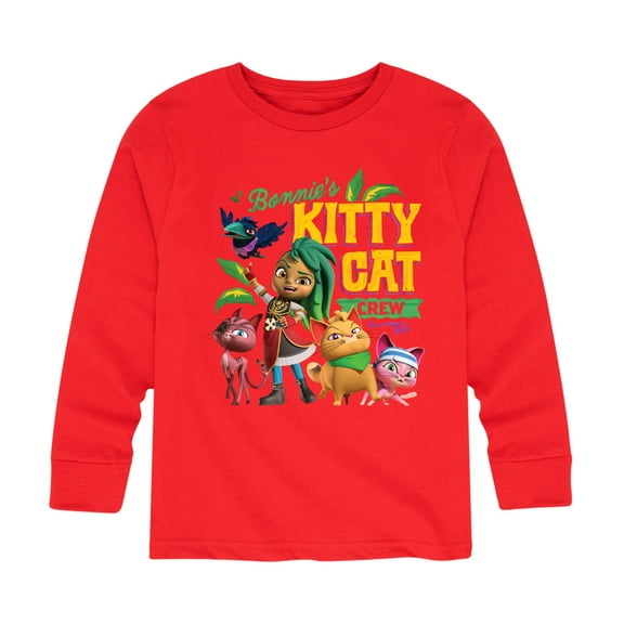 Santiago of The Sea - Kitty Cat Crew - Toddler And Youth Long Sleeve Graphic T-Shirt