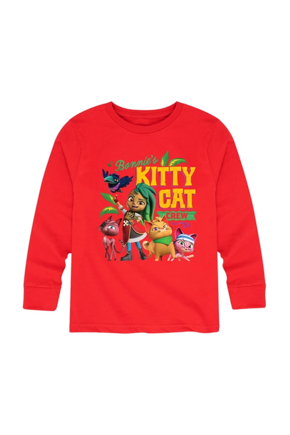 Santiago of The Sea - Kitty Cat Crew - Toddler And Youth Long Sleeve Graphic T-Shirt