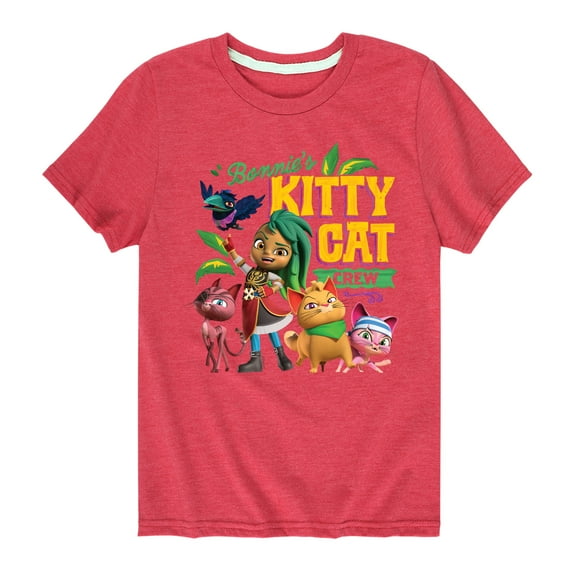 Santiago of The Sea - Kitty Cat Crew - Toddler And Youth Short Sleeve Graphic T-Shirt