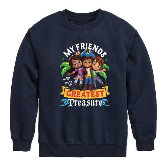 Santiago of The Sea - My Friends Greatest Treasure - Toddler And Youth Crewneck Fleece Sweatshirt