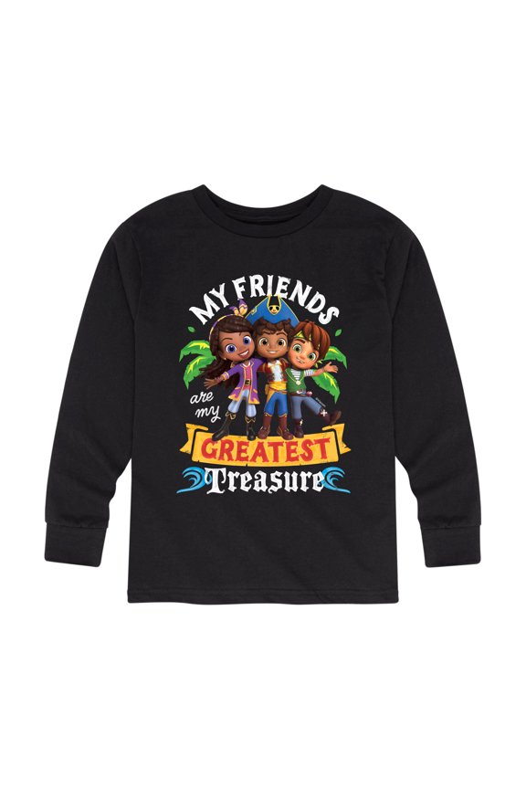 Santiago of The Sea - My Friends Greatest Treasure - Toddler And Youth Long Sleeve Graphic T-Shirt