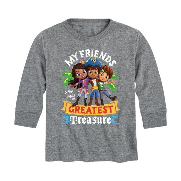 Santiago of The Sea - My Friends Greatest Treasure - Toddler And Youth Long Sleeve Graphic T-Shirt