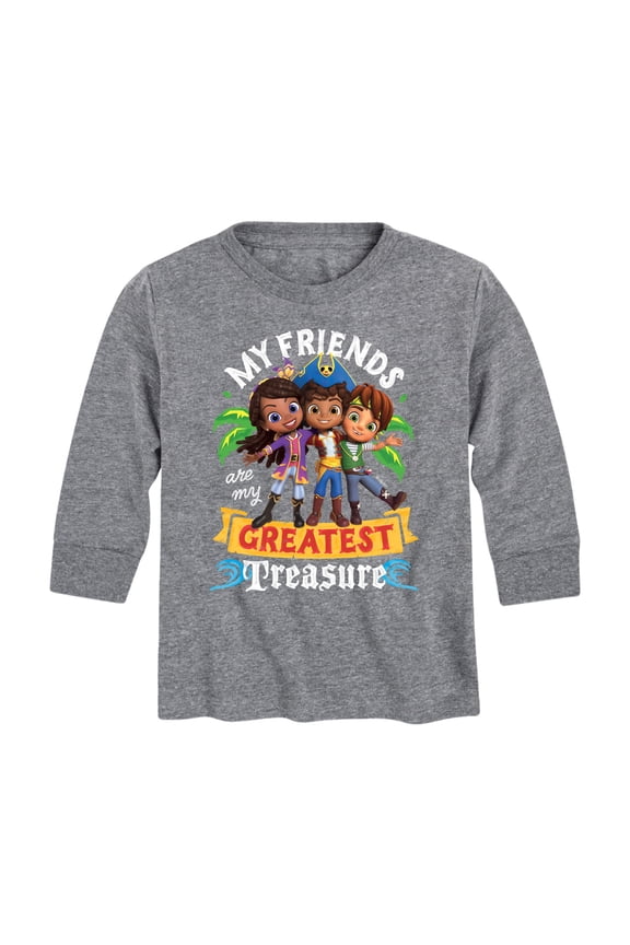 Santiago of The Sea - My Friends Greatest Treasure - Toddler And Youth Long Sleeve Graphic T-Shirt