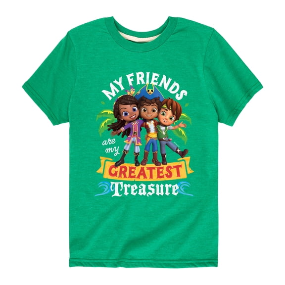 Santiago of The Sea -  My Friends Greatest Treasure - Toddler And Youth Short Sleeve Graphic T-Shirt