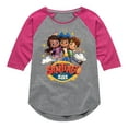 thumbnail image 1 of Santiago of The Sea - The Crew - Toddler And Youth Girls Raglan Graphic T-Shirt, 1 of 4