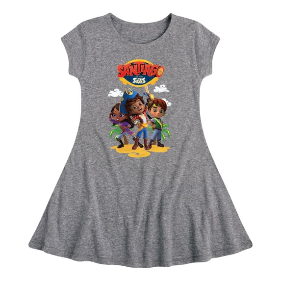 Santiago of The Sea - Toddler And Youth Girls Fit And Flare Dress