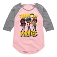 thumbnail image 1 of Santiago of The Sea - Vamos Piratas - Toddler And Youth Girls Raglan Graphic T-Shirt, 1 of 4
