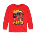 thumbnail image 1 of Santiago of The Sea - Vamos Piratas - Toddler And Youth Long Sleeve Graphic T-Shirt, 1 of 5