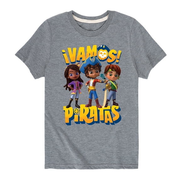 Santiago of The Sea - Vamos Piratas - Toddler And Youth Short Sleeve Graphic T-Shirt