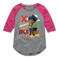 thumbnail image 1 of Santiago of The Sea - X Marks The Spot - Toddler And Youth Girls Raglan Graphic T-Shirt, 1 of 4