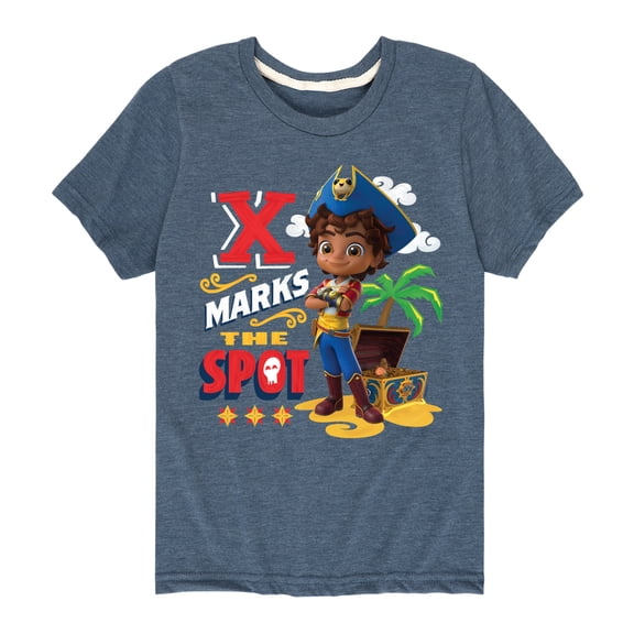 Santiago of The Sea - X Marks The Spot - Toddler And Youth Short Sleeve Graphic T-Shirt