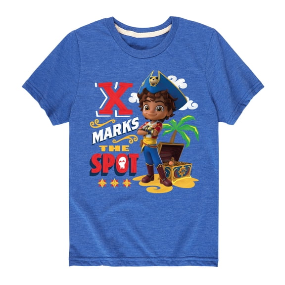 Santiago of The Sea - X Marks The Spot - Toddler And Youth Short Sleeve Graphic T-Shirt