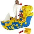 thumbnail image 1 of Santiago of the Seas El Bravo Pirate Ship Playset (Lights & Sounds, Frustration Free Packaging), 1 of 6