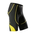 thumbnail image 1 of Santic Cycling Shorts Padded for Mens Bicycle Riding Pants Bike Shorts Cycle Tights Yellow 2XL, 1 of 7