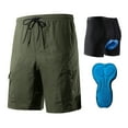 thumbnail image 1 of Santic Men's 3D Padded Mountain Bike Shorts Lightweight Cycling MTB Shorts, 1 of 6