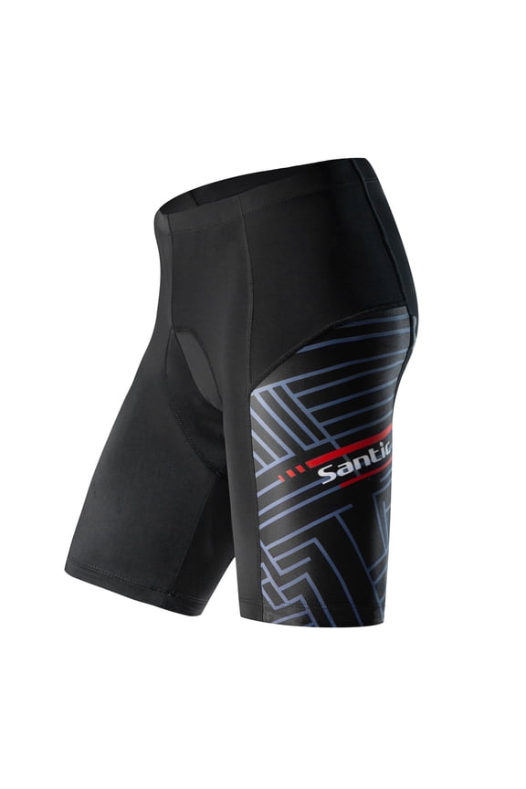 Mens Cycling Shorts Road Bike Shorts Mens Padded Biking Shorts Breathable Black S