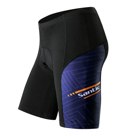 Santic Mens Cycling Shorts Road Bike Shorts Mens Padded Biking Shorts Breathable Navy M