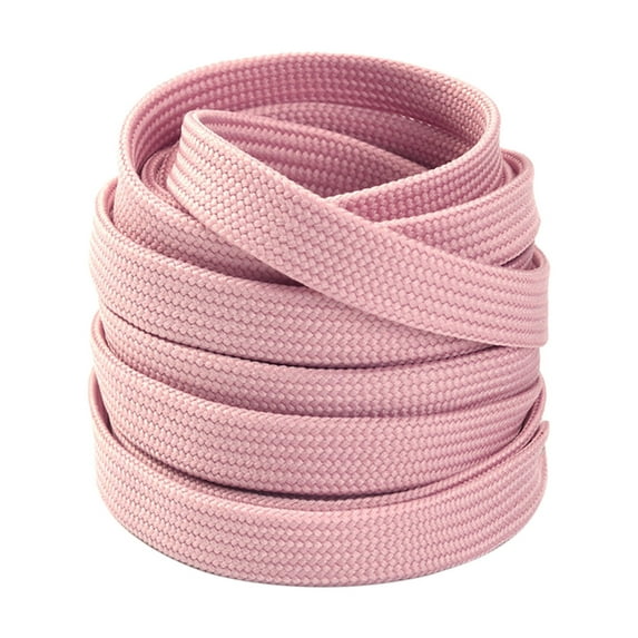 Santimon 2 Pairs Classic Flat Shoelace Replacement Shoe Strings for Sneakers/ Athletic Shoes/ Canvas Shoes/ Boots 55" Dark Pink