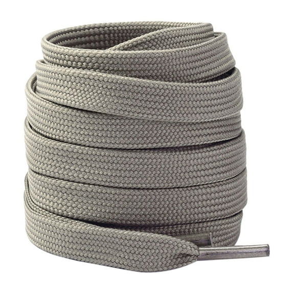 Santimon 2 Pairs Classic Flat Shoelace Replacement Shoe Strings for Sneakers/ Athletic Shoes/ Canvas Shoes/ Boots 55" Light Brown