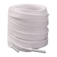 thumbnail image 1 of Santimon 2 Pairs Classic Flat Shoelace Replacement Shoe Strings for Sneakers/ Athletic Shoes/ Canvas Shoes/ Boots 63" White, 1 of 6