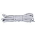 thumbnail image 1 of Santimon 2 Pairs Oval Cotton Shoelace for Canvas Sneakers Boots Athletic Shoes 59" Light Grey, 1 of 4