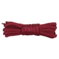 thumbnail image 1 of Santimon 2 Pairs Oval Cotton Shoelace for Canvas Sneakers Boots Athletic Shoes 63" Dark Red, 1 of 4
