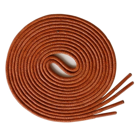 Santimon 2 Pairs Replace Shoe Laces Round Strings for Boots Sneakers Dress Shoes 39" Brown