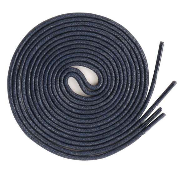 Santimon 2 Pairs Replace Shoe Laces Round Strings for Boots Sneakers Dress Shoes 47" Blue
