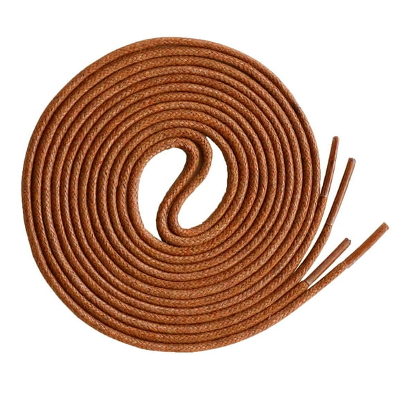 Santimon 2 Pairs Replace Shoe Laces Round Strings for Boots Sneakers Dress Shoes 71" Yellow