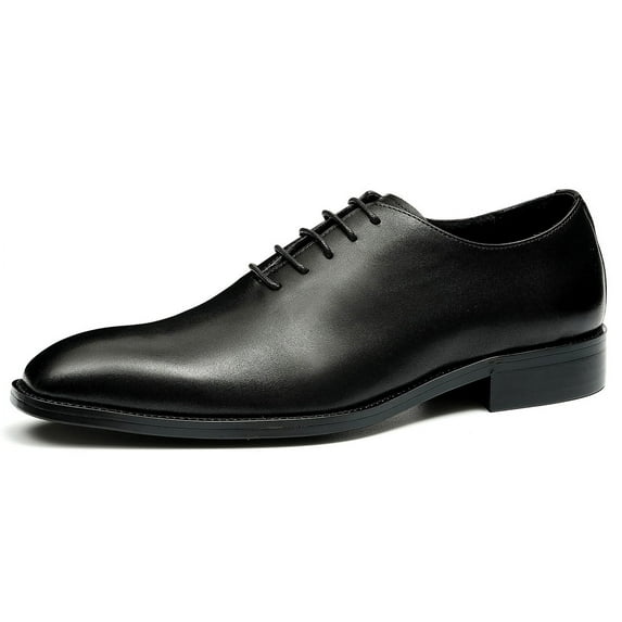 Santimon Black Dress Shoes for Men Modern Lace up Oxford Shoes Business Formal Shoes for Wedding Formal Occasions US 11.5