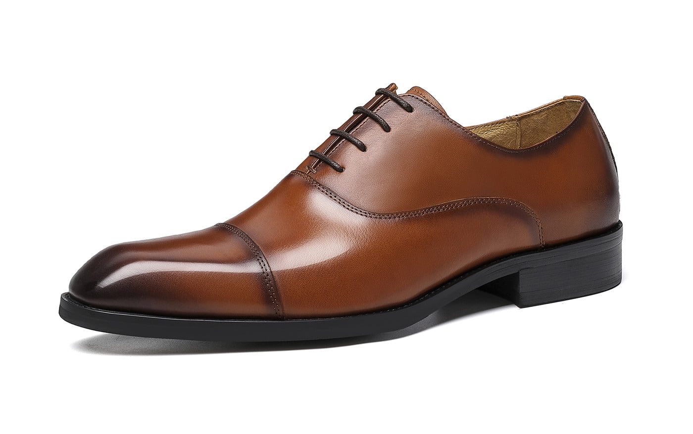 classic brown dress shoes Men's Classic Leather Dress Shoes