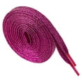 thumbnail image 1 of Santimon Glitter Sequin Shoelace Stylish Flat Shoe Lace For Sneakers/ Board Shoes/ Boots/ Canvas Sneakers 47" Rose Red, 1 of 8