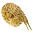 thumbnail image 1 of Santimon Glitter Sequin Shoelace Stylish Flat Shoe Lace For Sneakers/ Board Shoes/ Boots/ Canvas Sneakers 55" Light Gold, 1 of 8