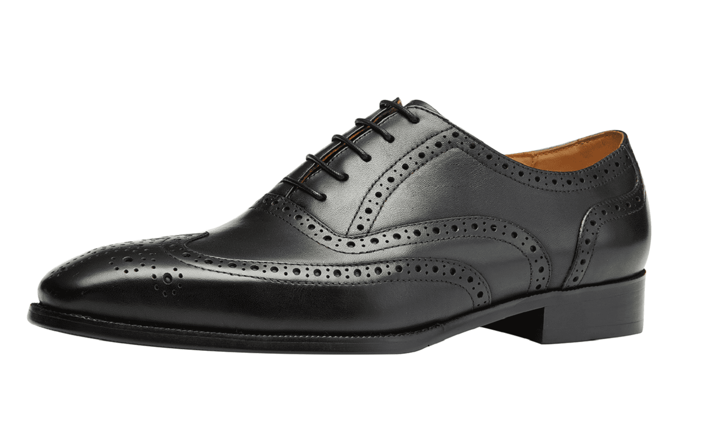 Santimon Men Dress Shoes Brogue Wingtip Oxford Shoes Classic Casual ...