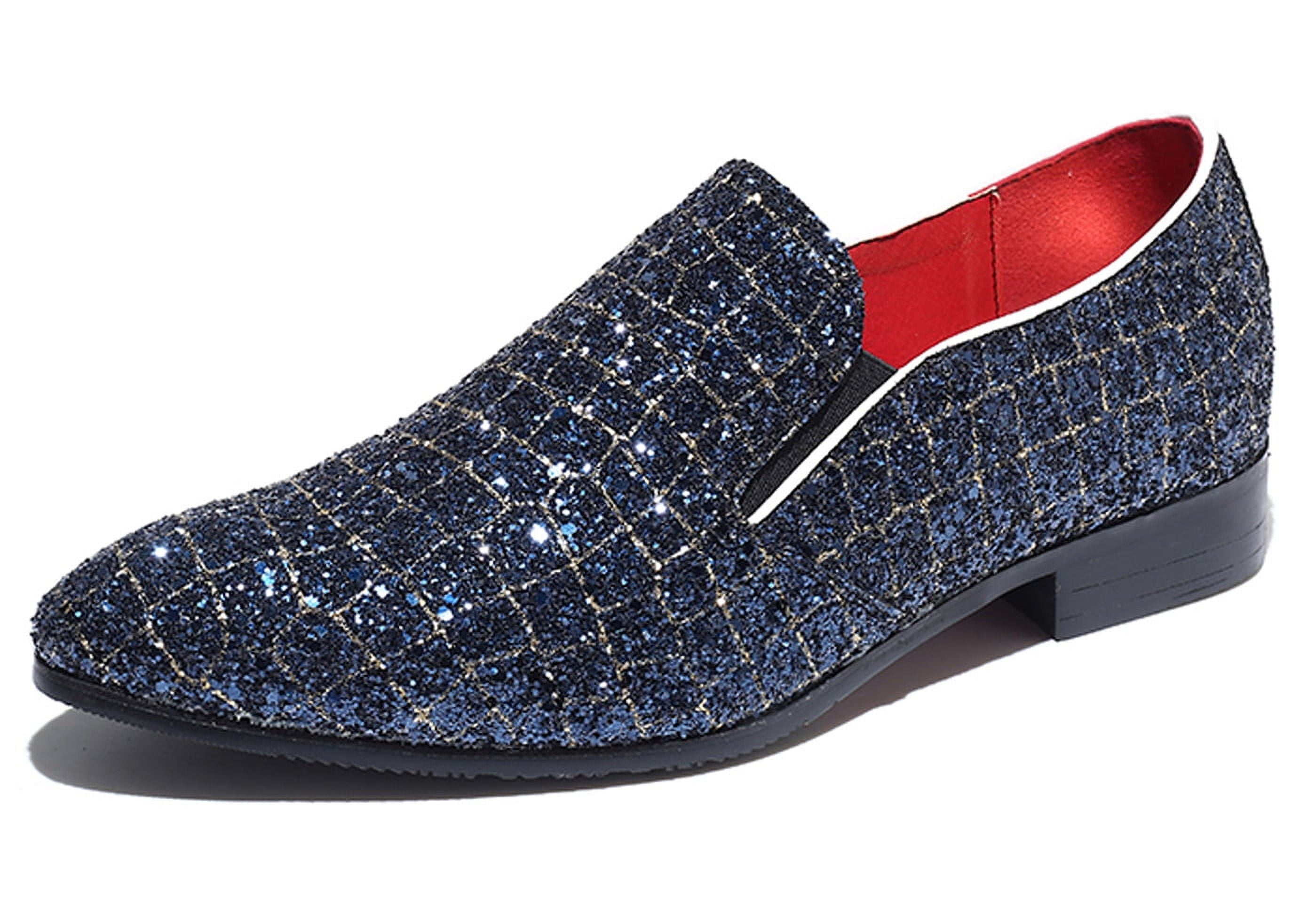Shoes Loafers Men Shoe Formal/Business Shoes Blue 10 Dakaela Men main image 2