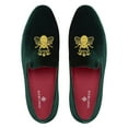 thumbnail image 1 of Santimon Mens Dress Shoes Velvet Loafers Slip-on Classic Party Casual Business Shoes Green 11.5 US, 1 of 7