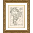 thumbnail image 1 of Santini 11x14 Gold Ornate Wood Framed with Double Matting Museum Art Print Titled - South America - Santini 1794, 1 of 4