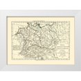 thumbnail image 1 of Santini 14x11 White Modern Wood Framed Museum Art Print Titled - Ancient Germany - Santini 1794, 1 of 4